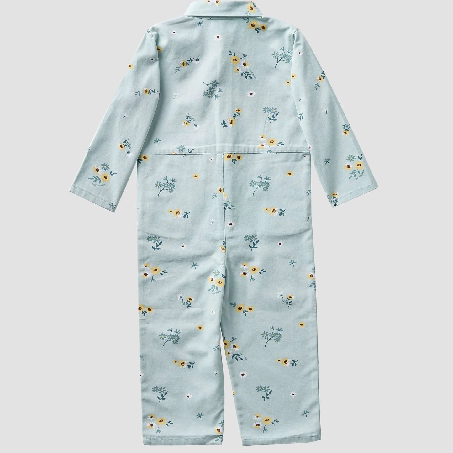 Girls' Long Sleeve Snap-Front Printed Canvas Coverall (Baby/Toddler)
