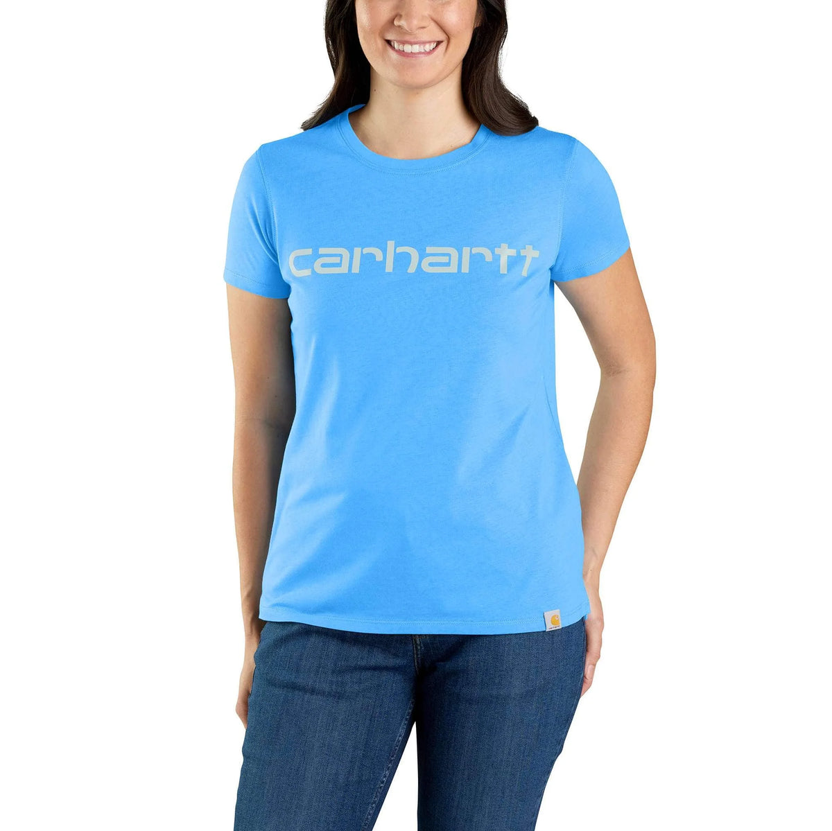 Women's TENCEL™ Fiber Series Relaxed Fit Short-Sleeve Logo T-Shirt
