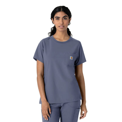 Women's Force Cross-Flex Crew Neck Scrub Top