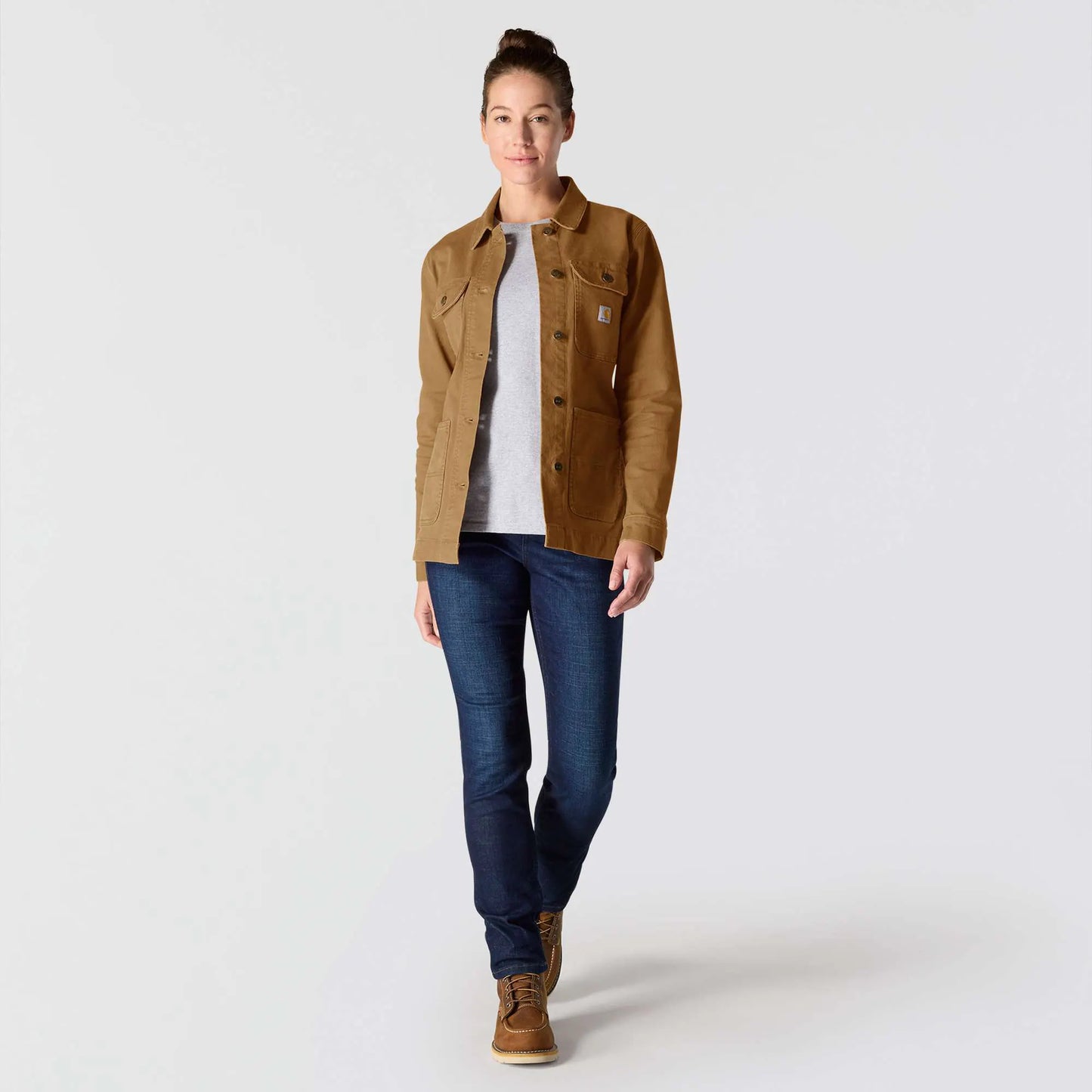 Women's Iconic Stretch Duck Chore Coat