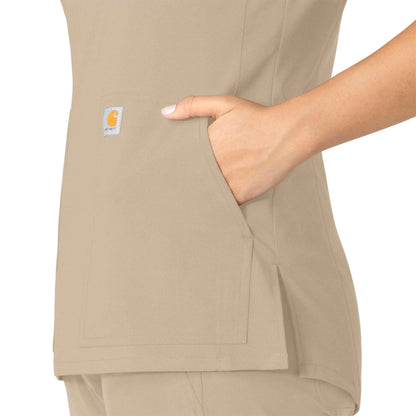 Women's Force Essentials Notch Neck Tunic Scrub Top