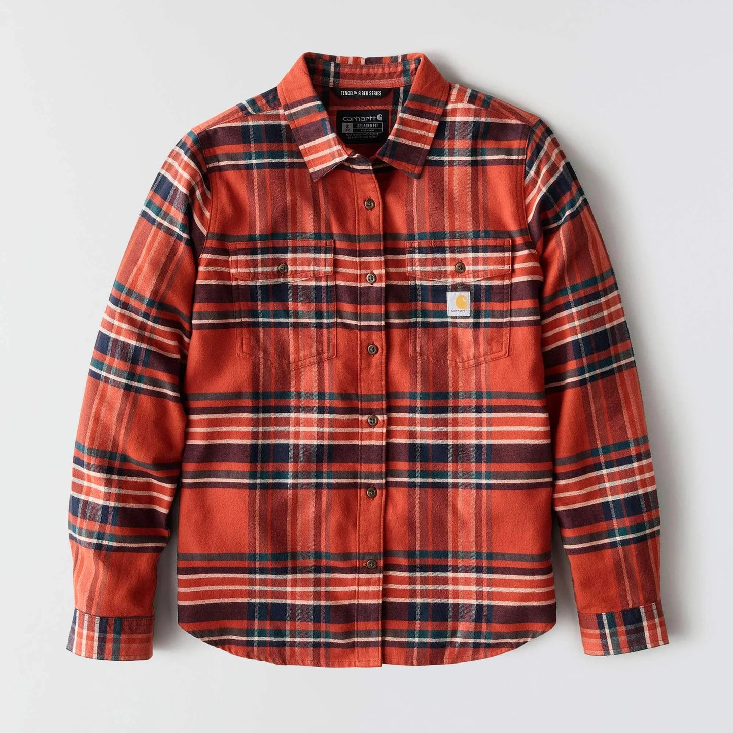 Women's TENCEL™ Fiber Series Relaxed Fit Plaid Shirt
