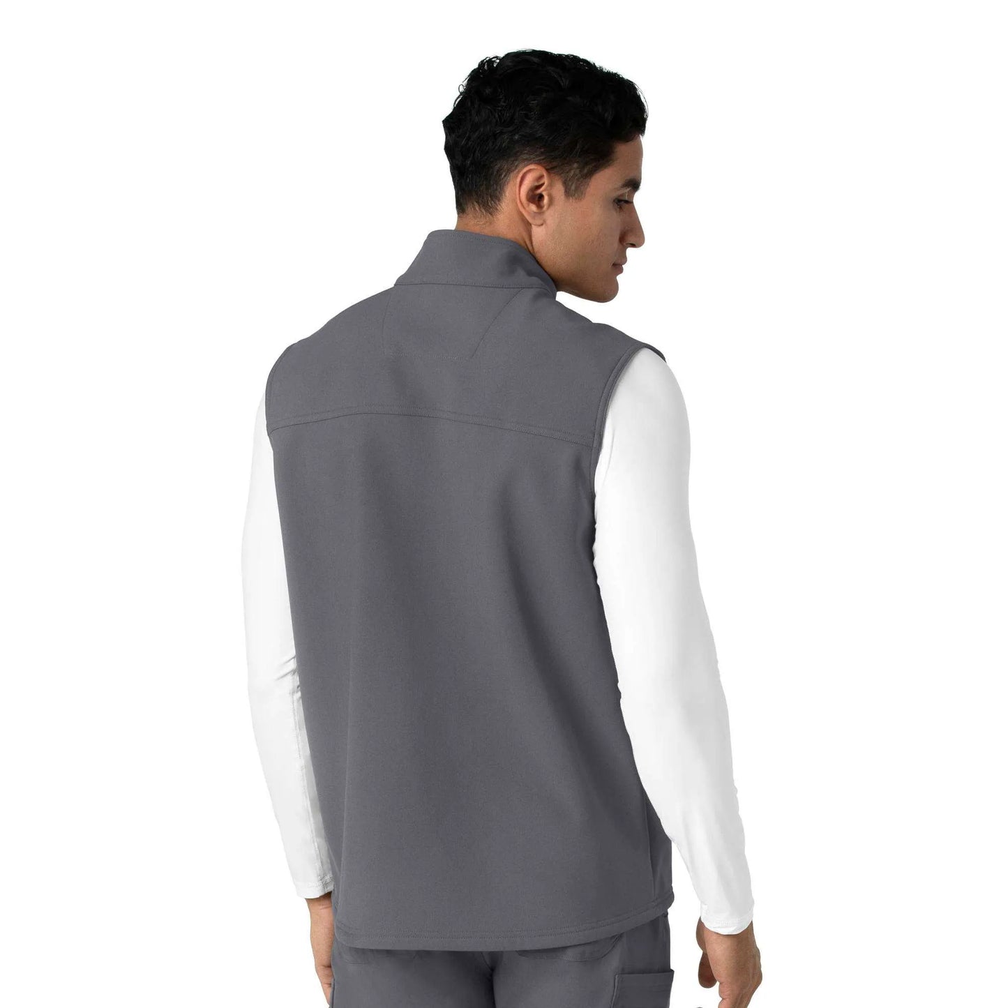 Rugged Flex® Men's Bonded Fleece Scrub Vest