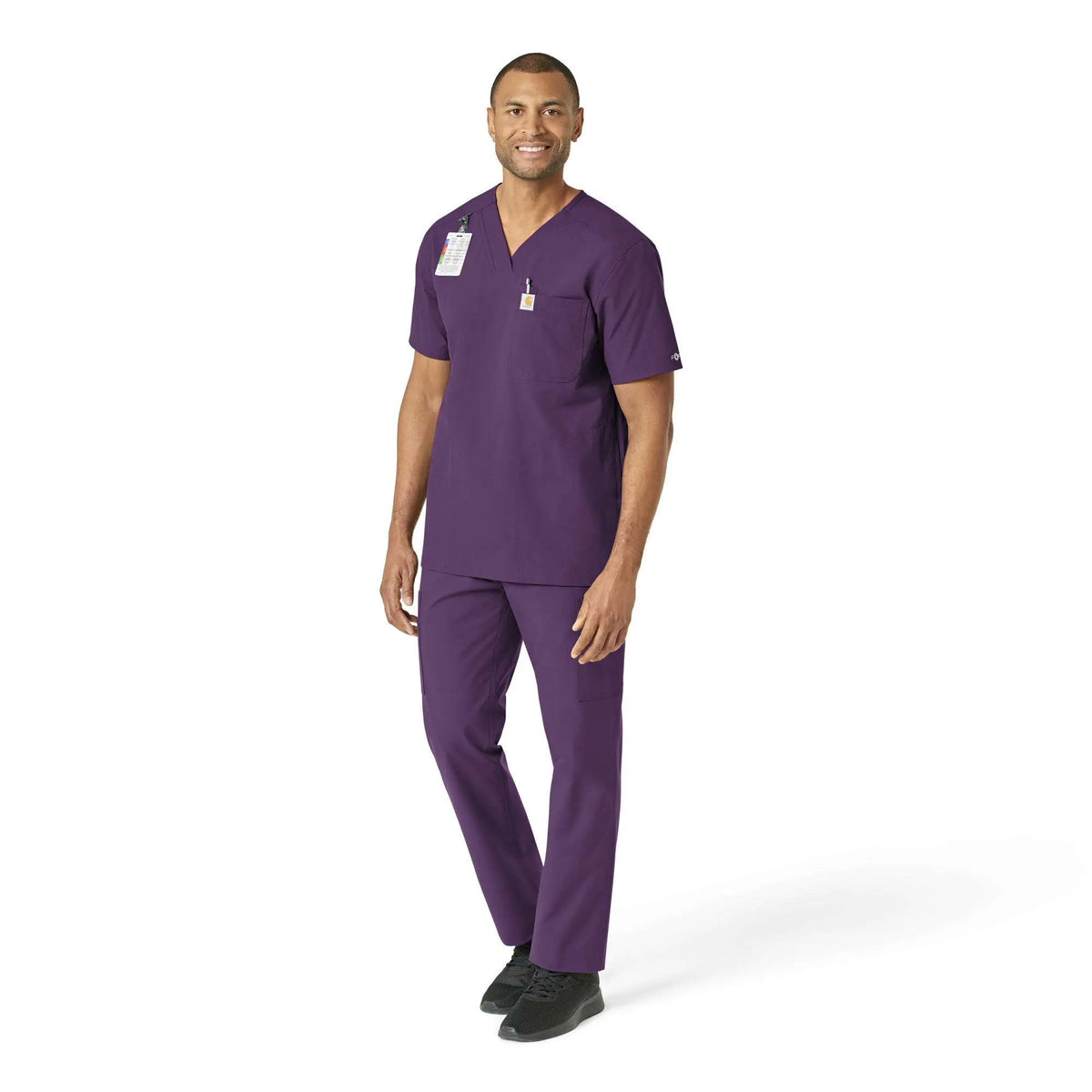 Force Essentials V-Neck Shirttail Scrub Top