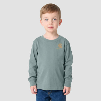 Boys' Long Sleeve Utility Vehicle Pocket T-Shirt (Toddler/Child/Youth)