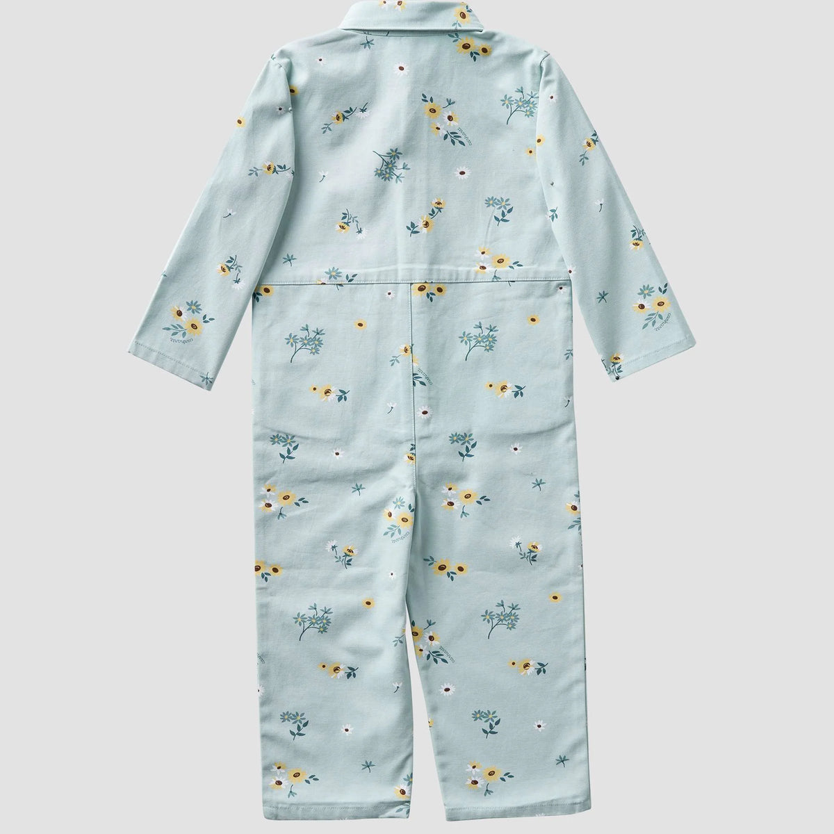 Girls' Long Sleeve Snap-Front Printed Canvas Coverall (Baby/Toddler)
