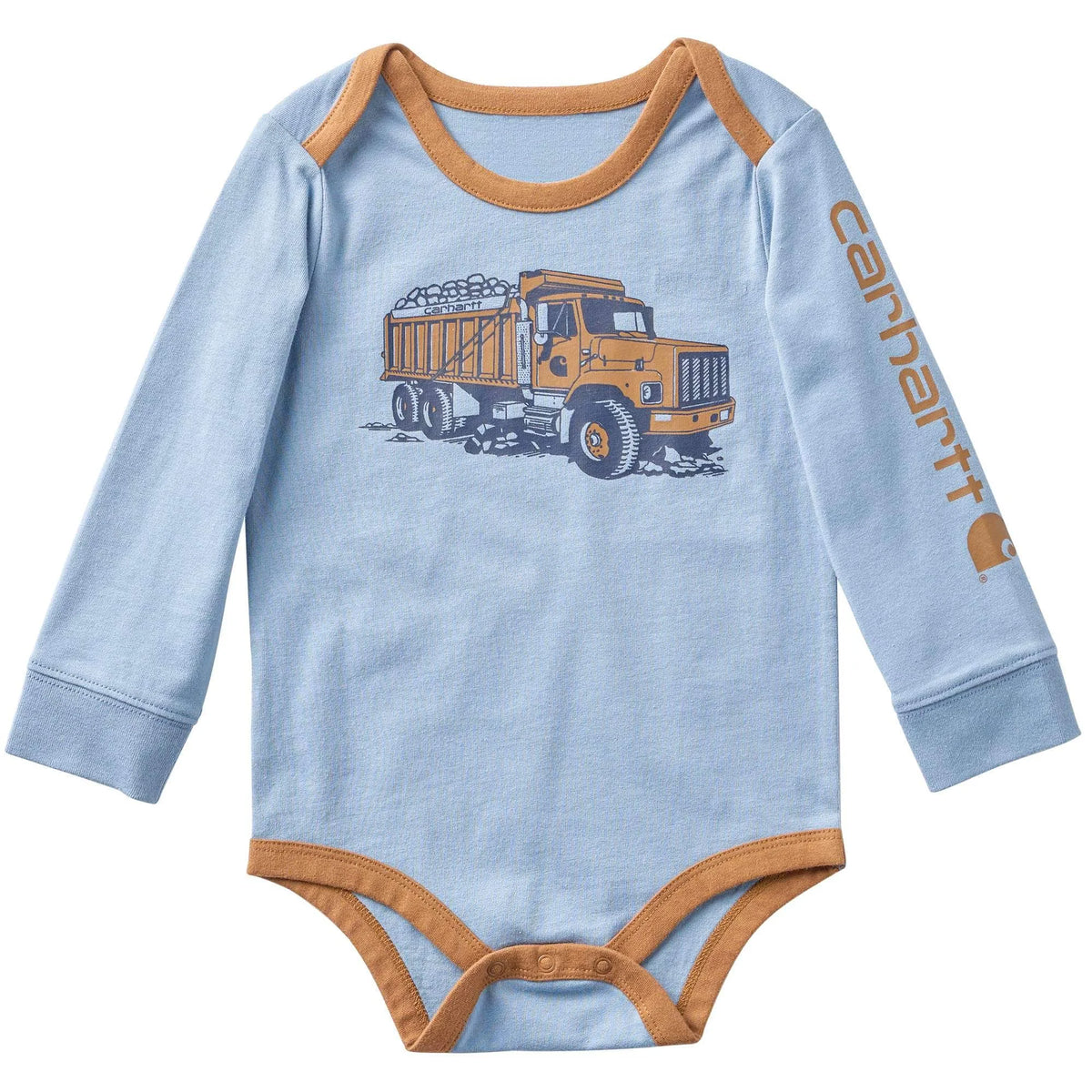 Boys' Long Sleeve Dump Truck Bodysuit (Baby)
