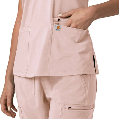 Women's Force Cross-Flex  Flex Panel V-Neck Scrub Top