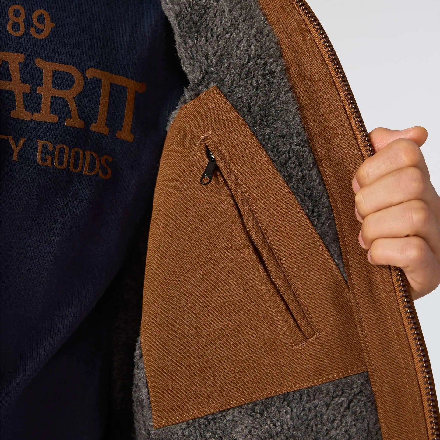 Crafted Series Duck Sherpa Lined Chore Jacket