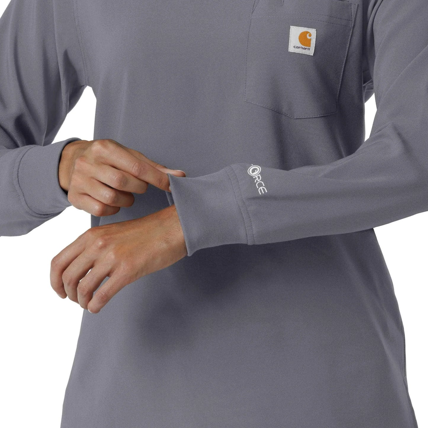 Women's Force Cross-Flex  Crew Neck Long Sleeve Scrub Top