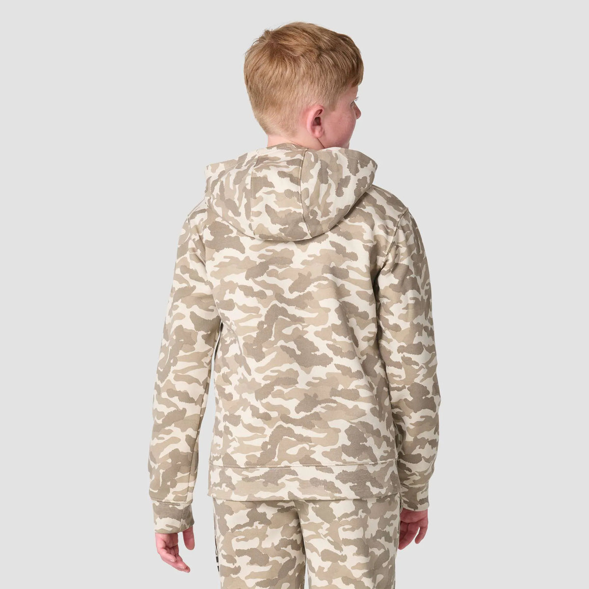 Boys' Long Sleeve Hooded Camo Print Sweatshirt (Child/Youth)