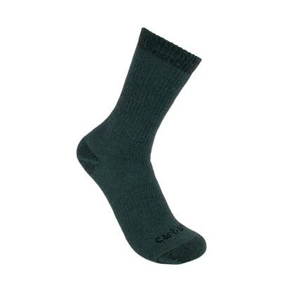 Women's Heavyweight Synthetic-Wool Blend Crew Sock 4-Pack
