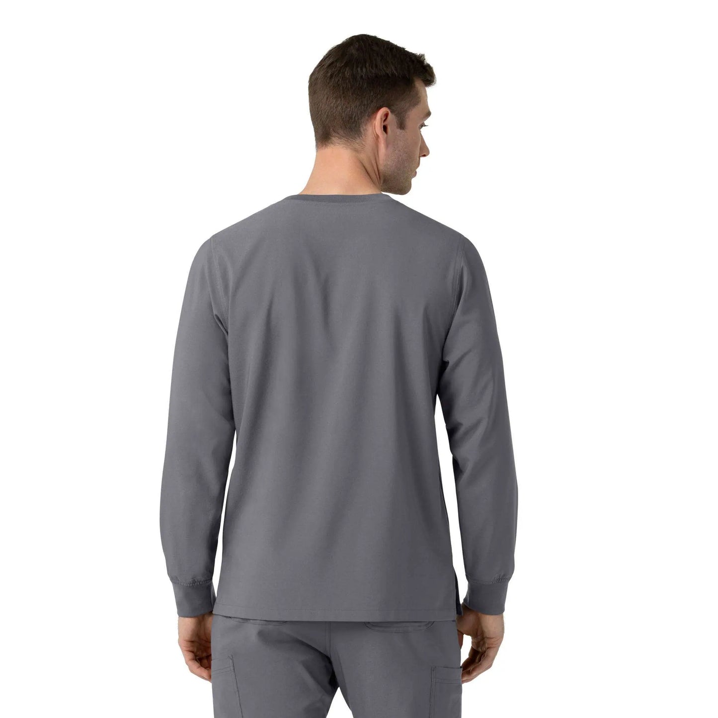 Force Cross-Flex Crew Neck Long Sleeve Scrub Top