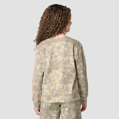 Girls' Long Sleeve Camo Logo T-Shirt (Toddler/Child/Youth)