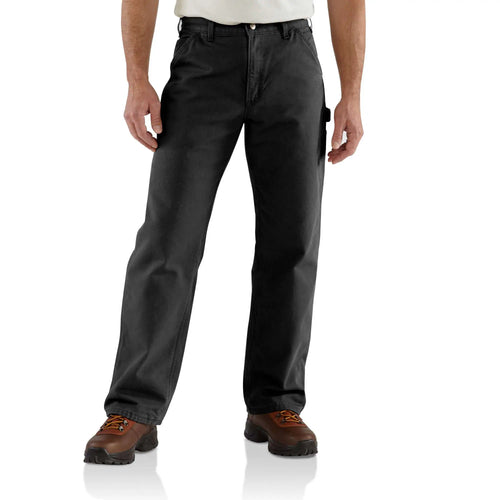 Loose Straight Washed Duck Lined Dungaree