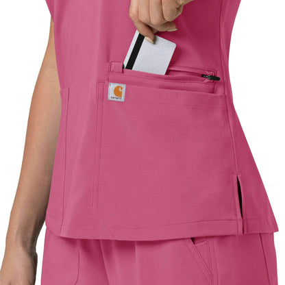 Women's Force Cross-Flex  Flex Panel V-Neck Scrub Top