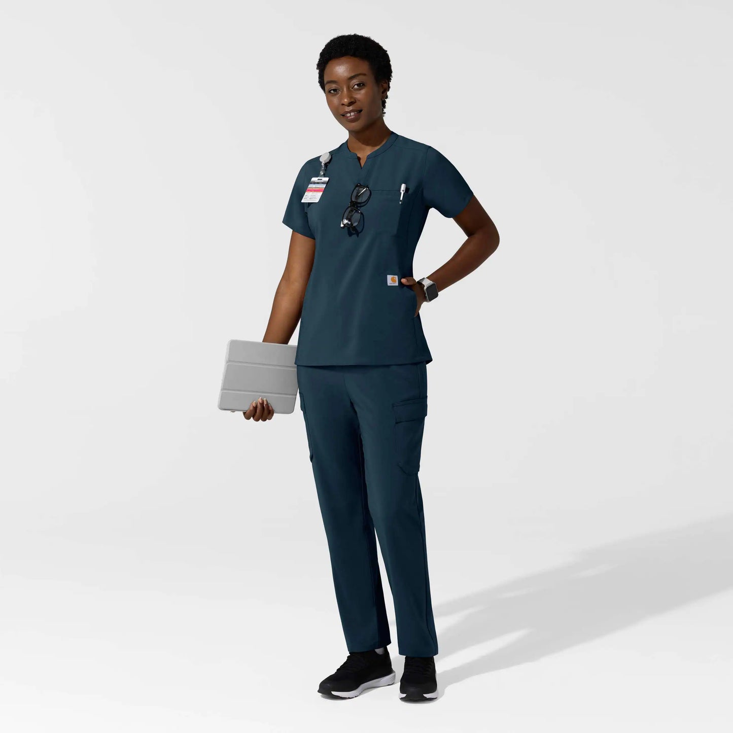 Women's Force Cross-Flex Chest Pocket Scrub Top