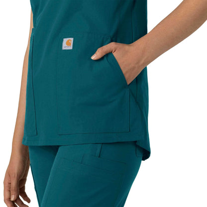 Women's Force Essentials Notch Neck Tunic Scrub Top