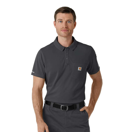 Rugged Flex® RSCU Lightweight Short Sleeve Polo Scrub Top