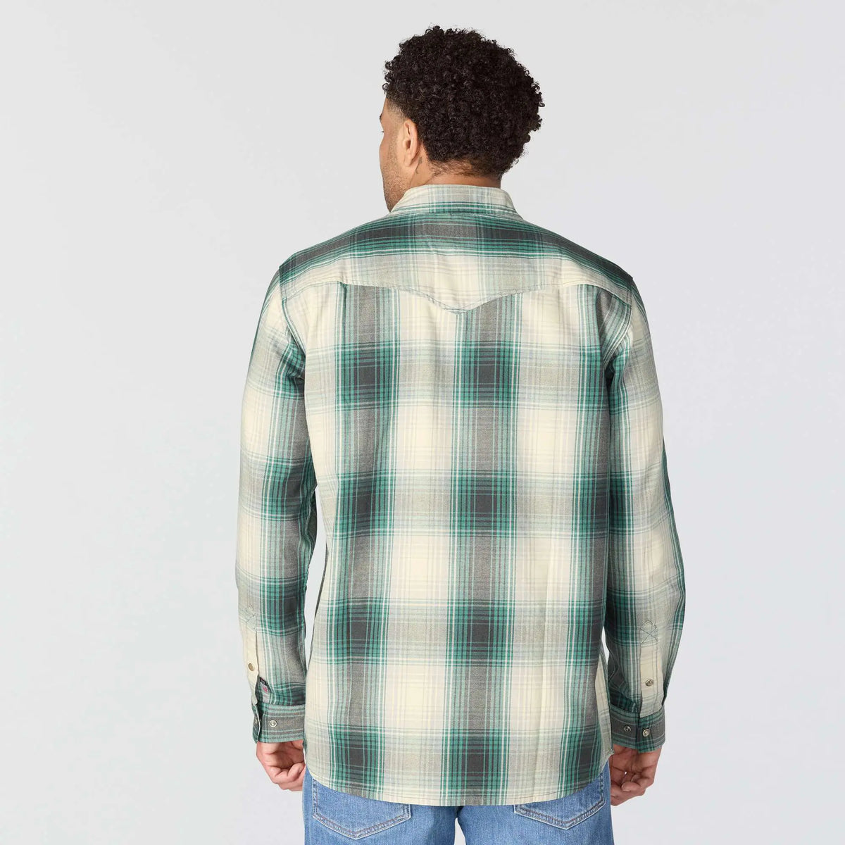 Flame Resistant Montana Relaxed Fit Midweight Twill Snap Front Plaid Shirt