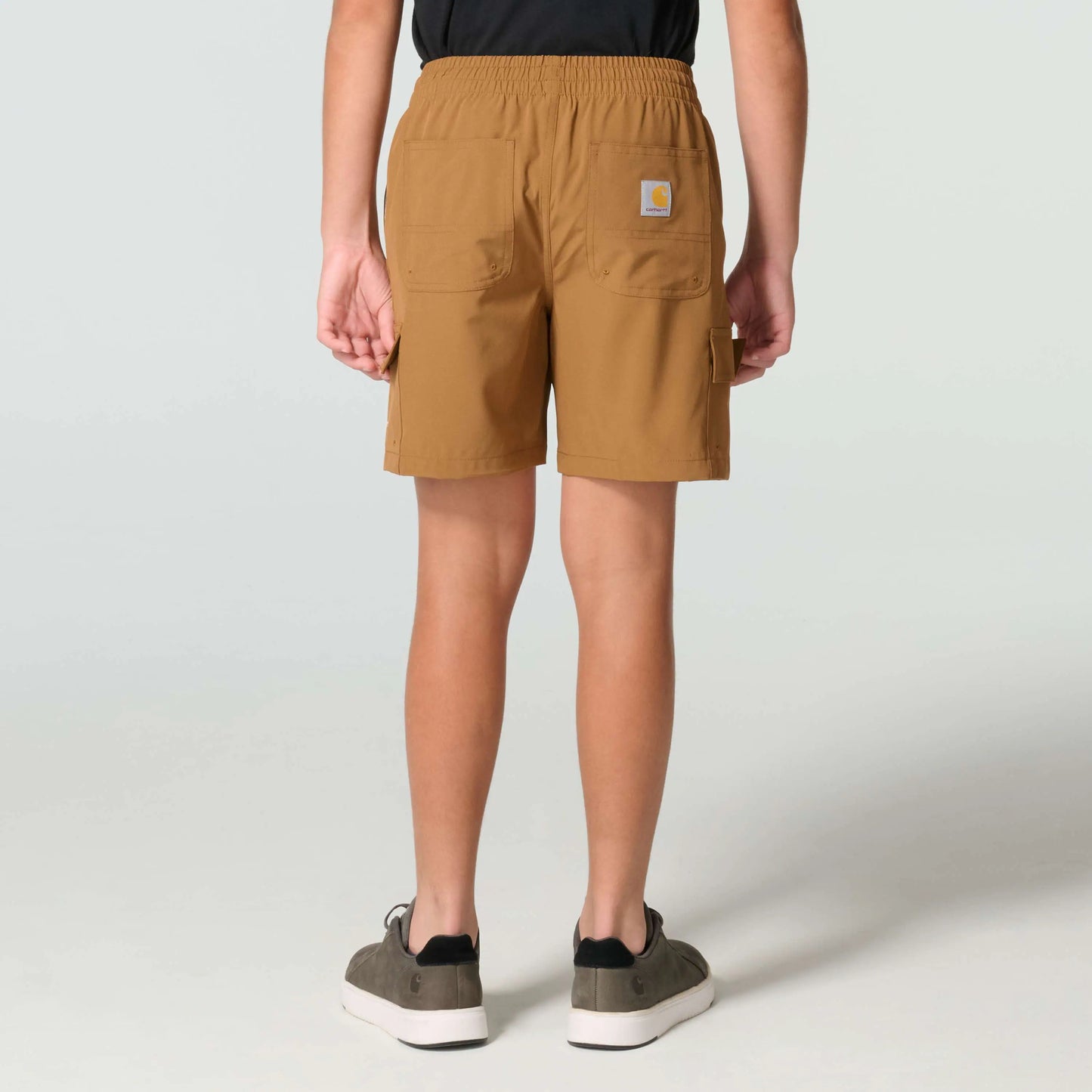 Boys' Elastic Waistband Rugged Flex™ Ripstop Cargo Work Short (Youth)