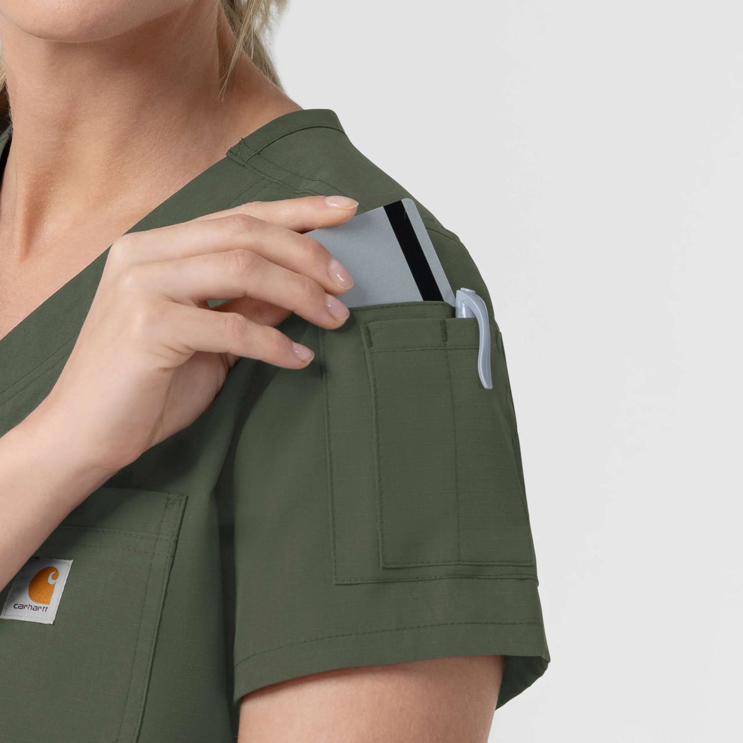 Women's Rugged Flex FLD Tuck-in Scrub Top