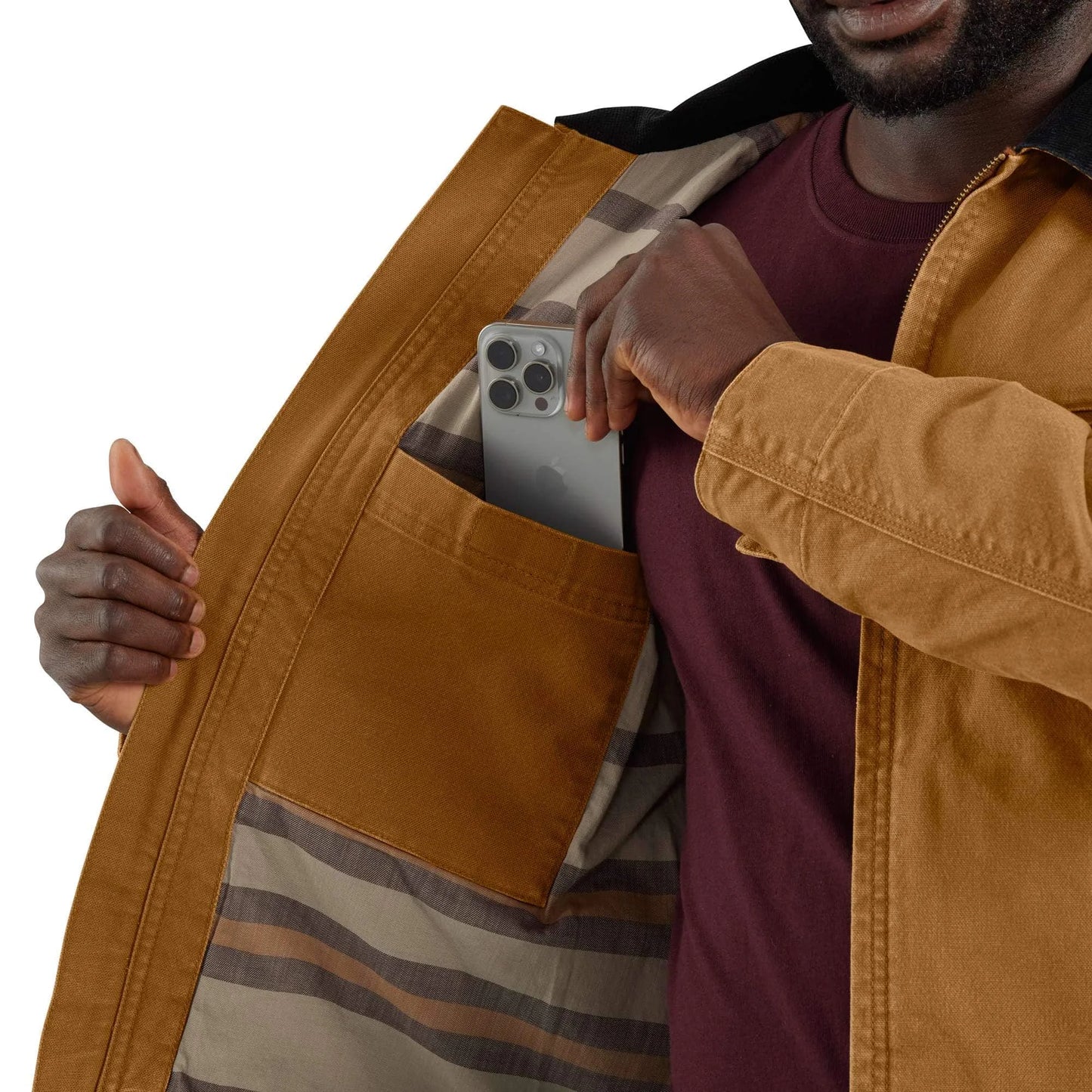 Re-Engineered Rugged Flex® Relaxed Fit Duck Detroit Jacket - 1 Warm Rating