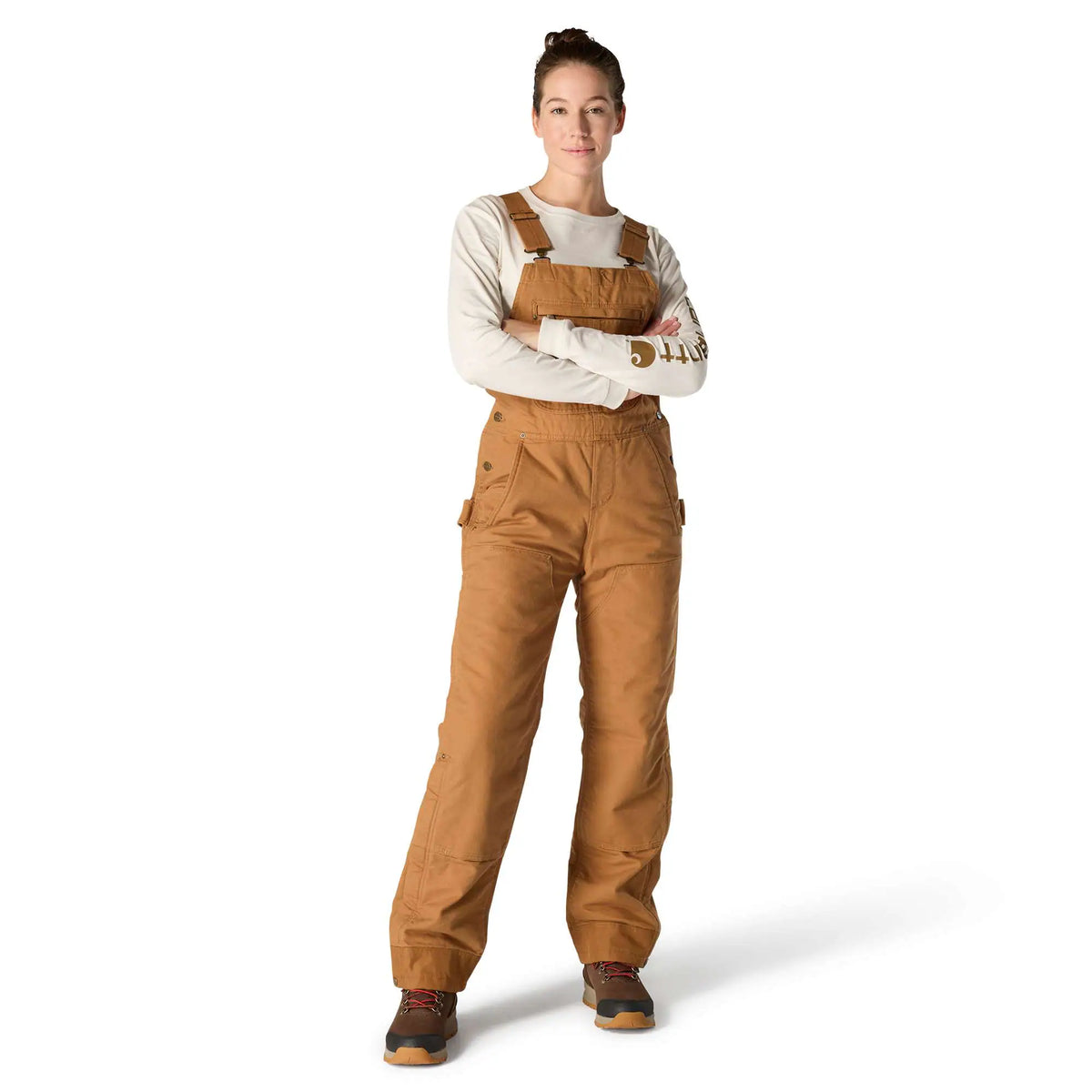 Women's Washed Duck Insulated Bib Overall
