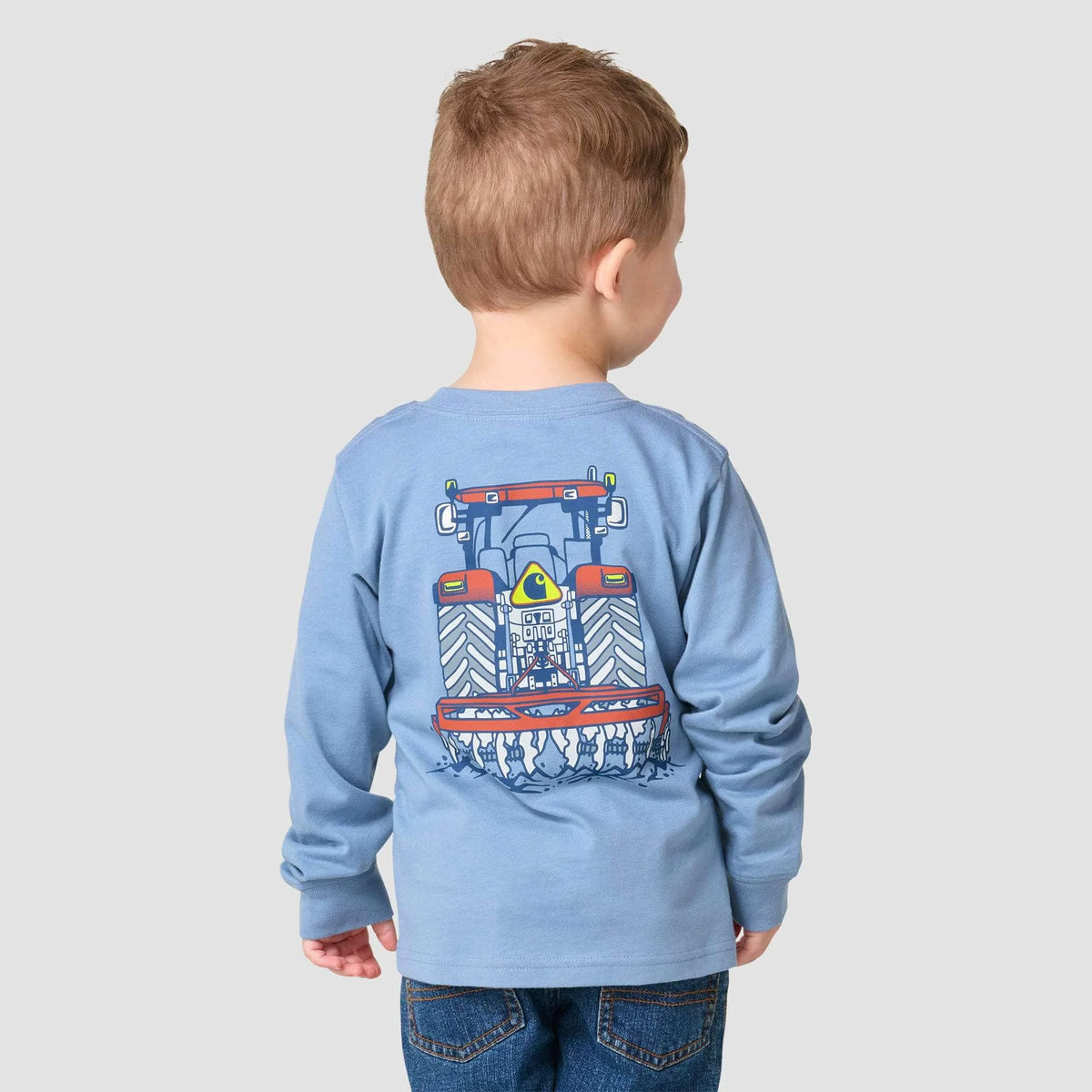 Boys' Long Sleeve Tractor T-Shirt (Toddler/Child)