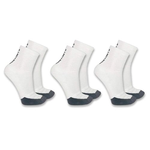 Carhartt Force® Midweight Logo Short Crew Sock 3-Pack