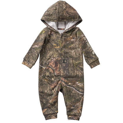 Boys' Long Sleeve Zip-Front Hooded Camo Coverall (Baby)