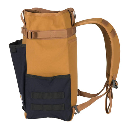 28L Nylon Cinch-Top Convertible Tote Backpack