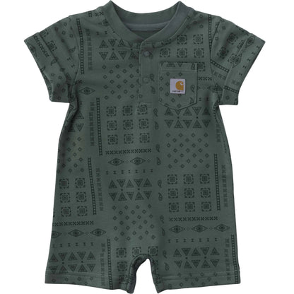 Kids' Short Sleeve French Terry Romper (Baby)