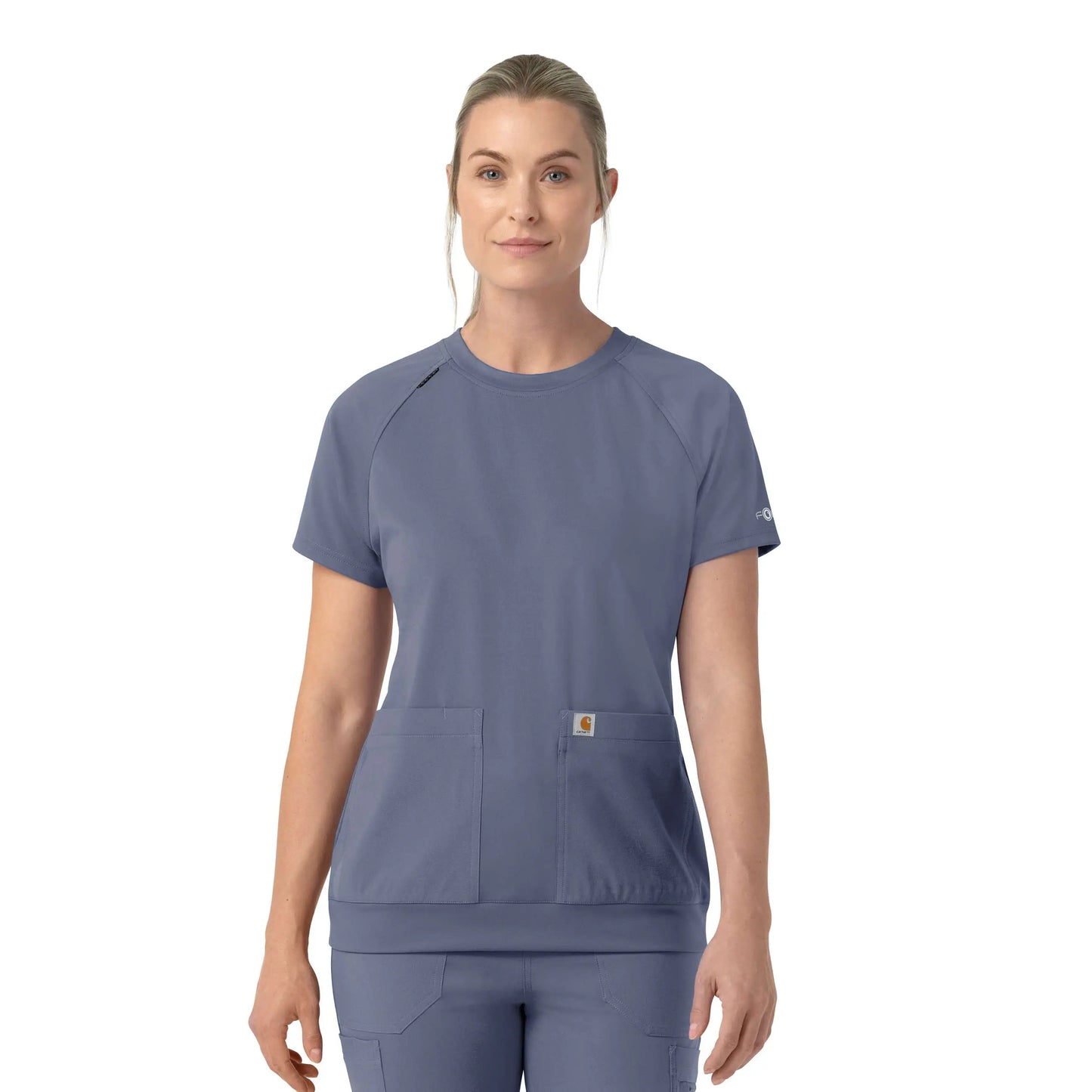 Women's Force Cross-Flex Knit Crew Neck Scrub Top
