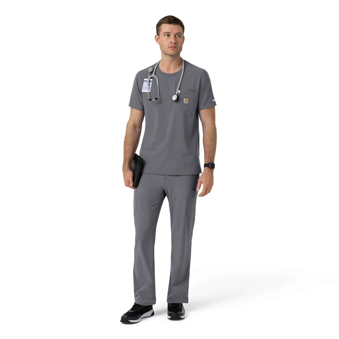 Force Cross-Flex Crew Neck Scrub Top